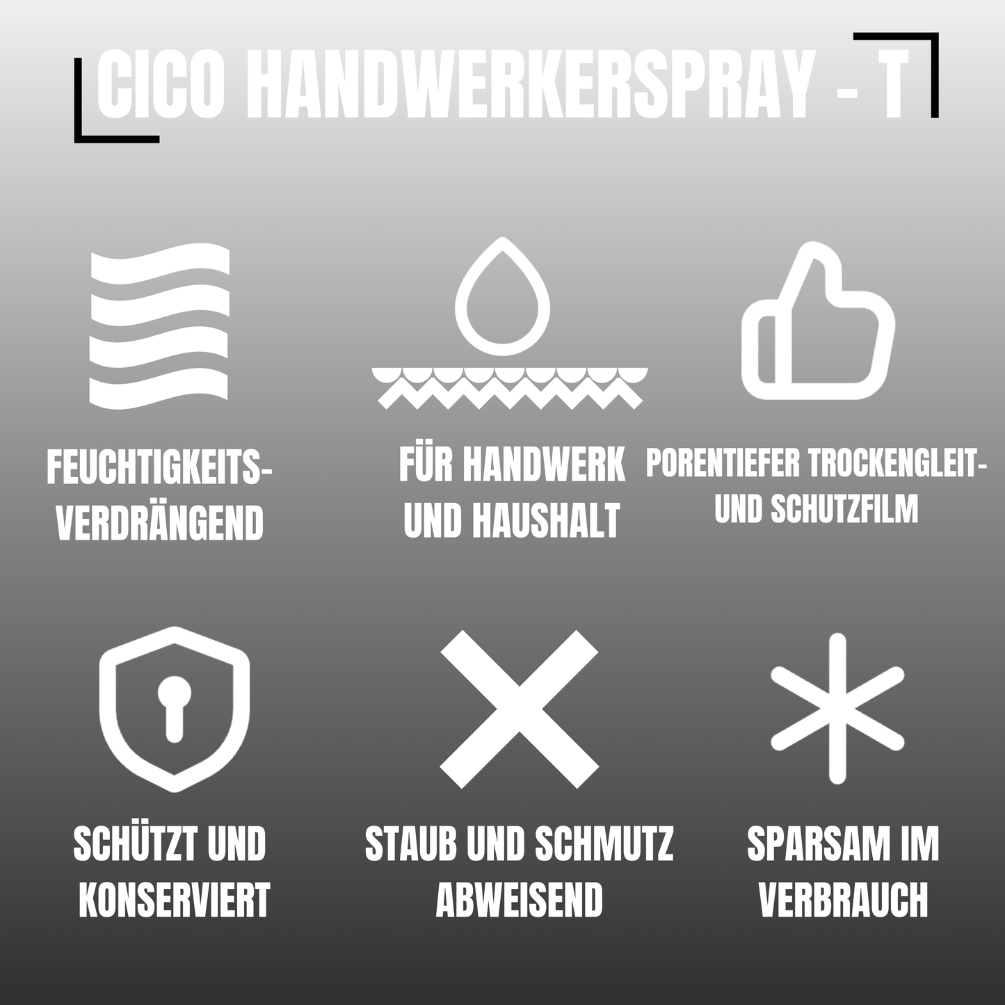 CICO Handwerkerspray - Transparent