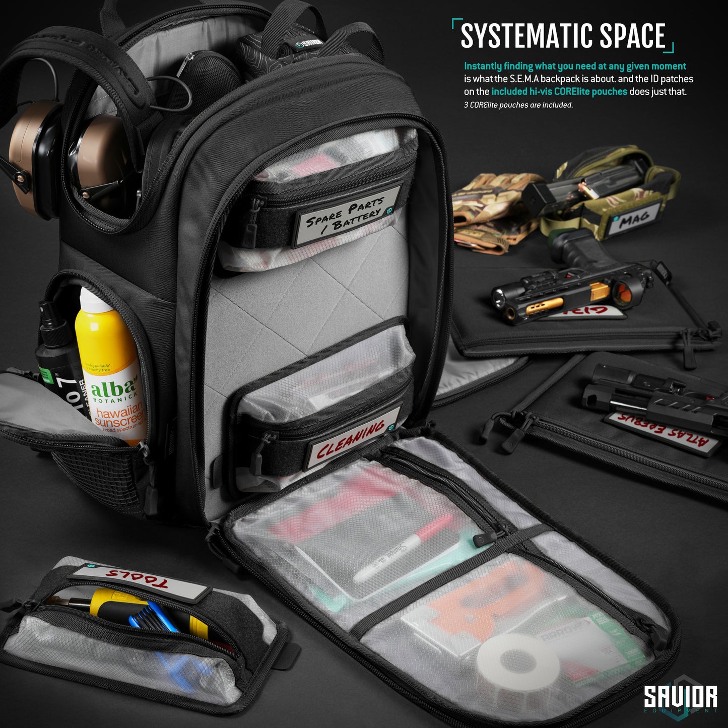 Savior® S.E.M.A shooting backpack