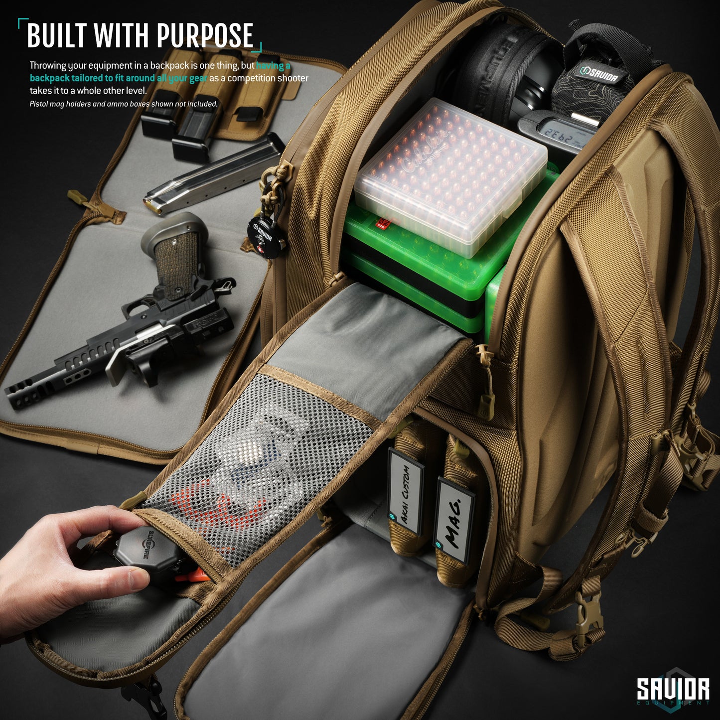 Savior® S.E.M.A shooting backpack