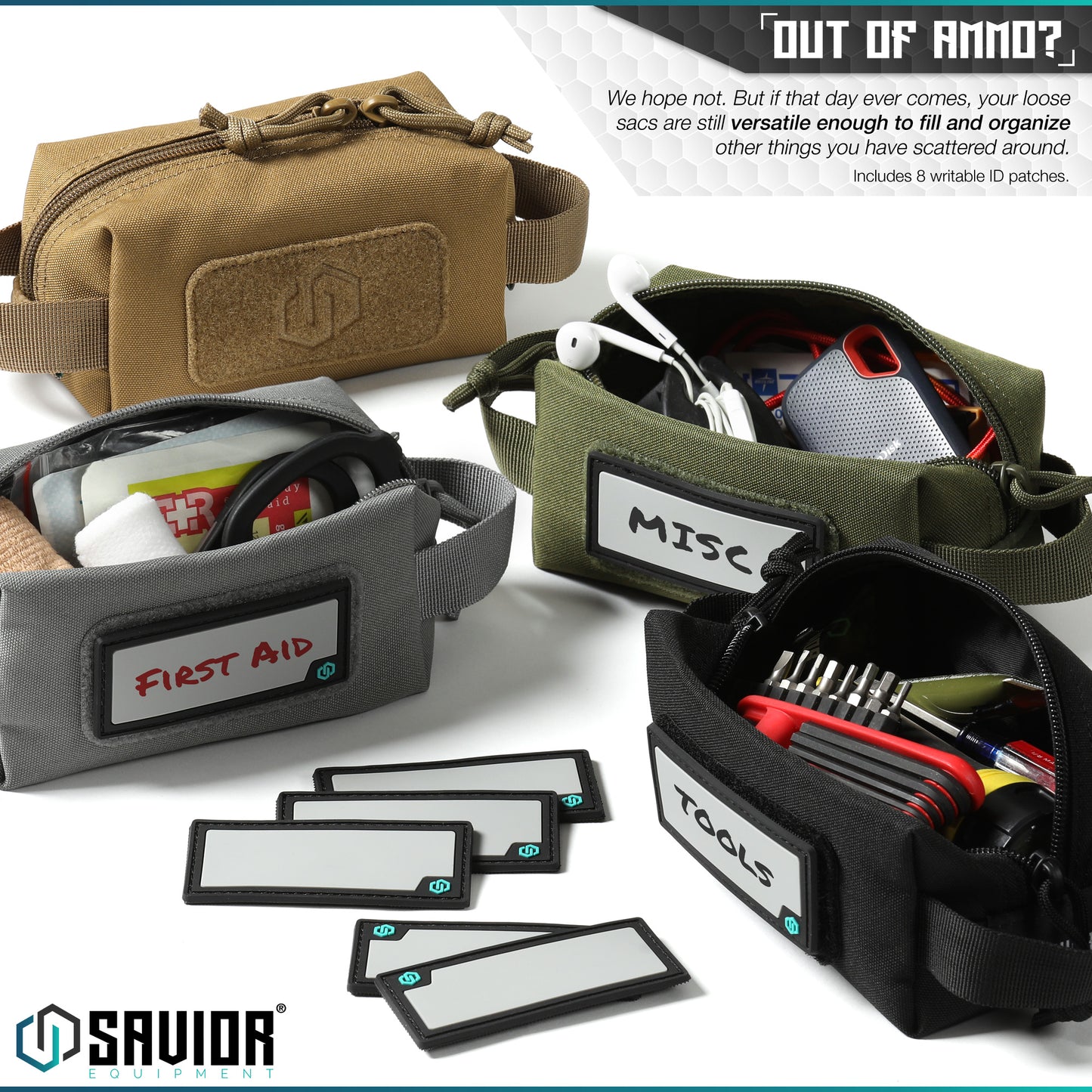 Loose Sac - Soft Ammo Carrier (4-Pack) Savior®