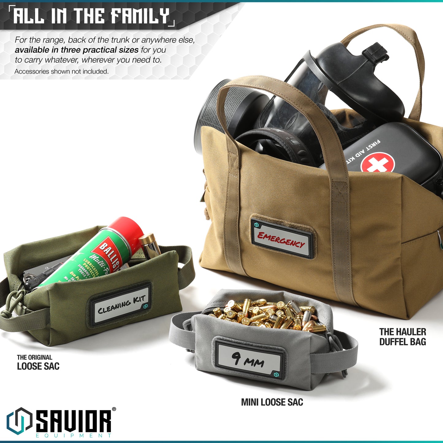 Loose Sac - Soft Ammo Carrier (4-Pack) Savior®